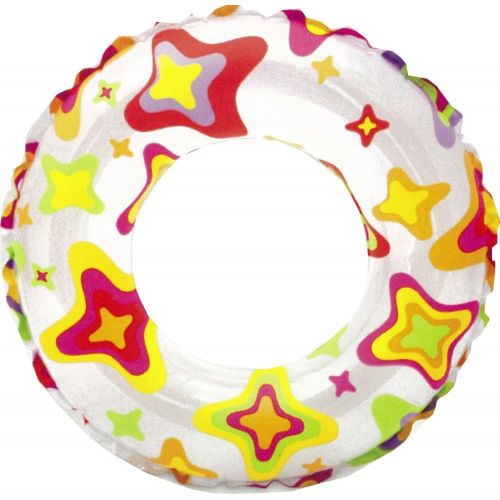인텍스 Intex Recreation Lively Star Print Swim Ring 20 Kids Size