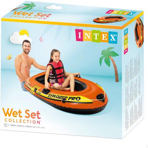 인텍스 Intex Explorer Pro Inflatable Boat, Boat Only, One Person (160 x 94 x 29 cm)