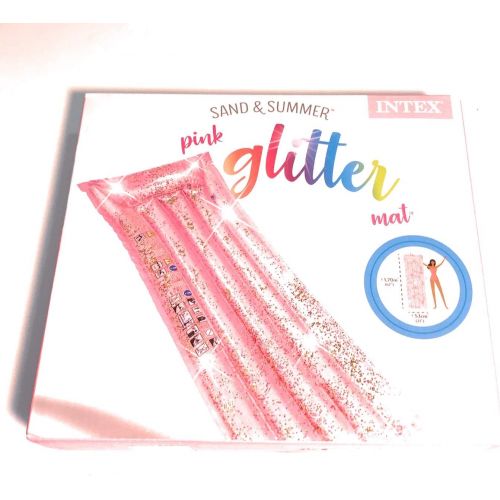인텍스 Intex Pink Glitter Mat 53 x 170 x 15 cm
