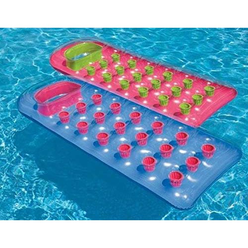 인텍스 Intex 59895EP 18-Pocket Suntanner Lounge Floating Lounger (Set of 2)