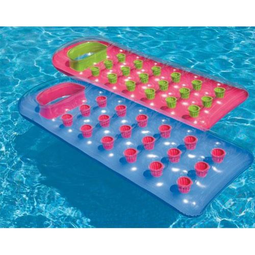 인텍스 Intex 59895EP 18-Pocket Suntanner Lounge Floating Lounger (Set of 2)