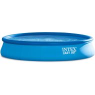 Intex 28157EH Easy Set 15ft x 33in Quick Simple Inflatable Kid Adult Family Friendly Swimming Pool with 530 GPH Filter Pump