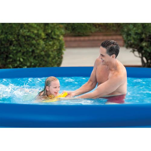 인텍스 Intex 28157EH Easy Set 15ft x 33in Quick Simple Inflatable Kid Adult Family Friendly Swimming Pool with 530 GPH Filter Pump