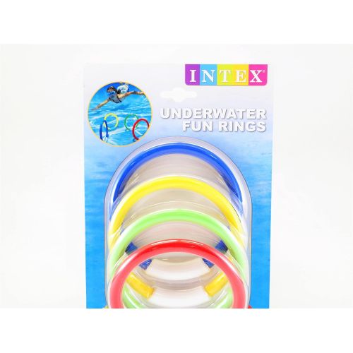 인텍스 Intex Summer Fun Swimming Pool Dive Rings #55501 Twin Pack