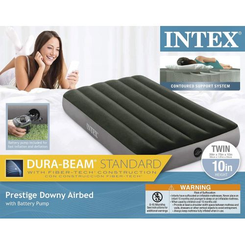 인텍스 Intex Dura-Beam Standard Single-High Air Mattress Series