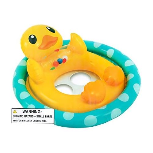 인텍스 Intex See Me Sit Pool Rider Floats Ring Tube, Duck, Bunny & Racing Turtle - 3 Pack