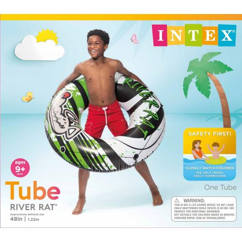 인텍스 Intex River Rat Swim Tube, 48 Diameter, for Ages 9+