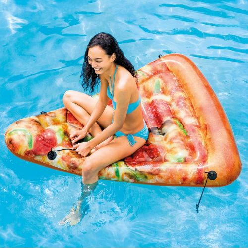 인텍스 Intex Pizza Slice Inflatable Mat with Realistic Printing, 69in X 57in