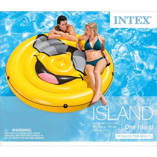 인텍스 Intex Cool Guy Inflatable Island, 68in X 10.5in