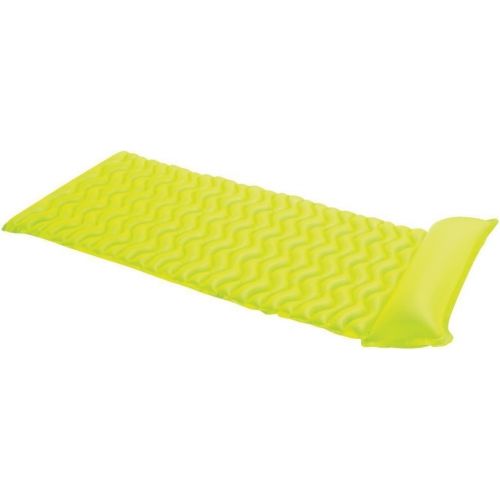 인텍스 Intex - Tote-N-Float Wave Inflatable Air Mat, (90 inches X 34 inches), (Colors May Vary), (2 Pack)
