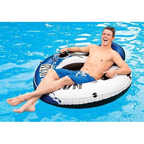 인텍스 Intex River Run I Sport Lounge, Inflatable Water Float, 53 Diameter