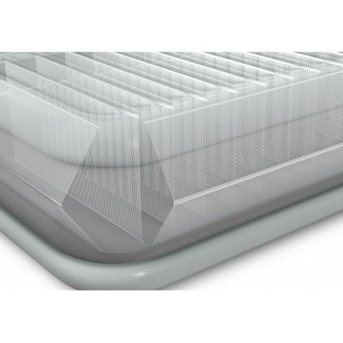 인텍스 Intex Comfort Plush Elevated Dura-Beam Airbed with Built-In Electric Pump, Bed Height 22, Queen