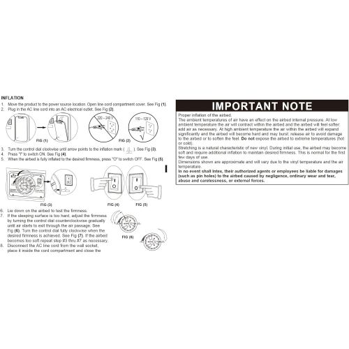 인텍스 Intex Comfort Plush Elevated Dura-Beam Airbed with Built-In Electric Pump, Bed Height 22, Queen