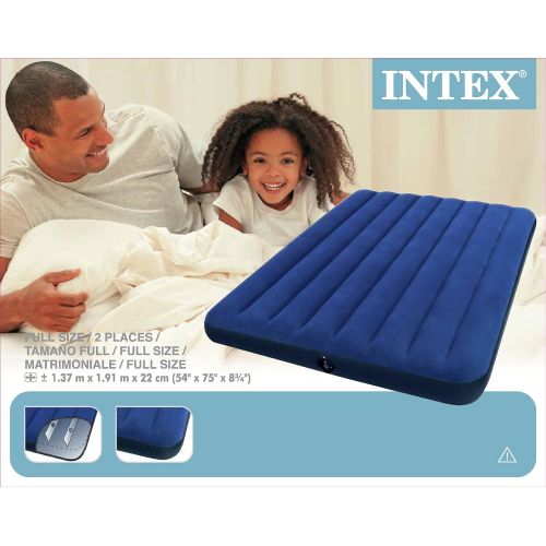 인텍스 Intex Classic Downy Airbed, Full