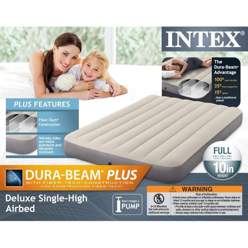 인텍스 Intex Dura-Beam Standard Series Deluxe Single-High Airbed