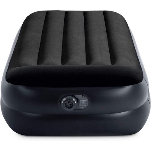 인텍스 Intex Dura-Beam Series Pillow Rest Raised Air Mattress with Internal Pump