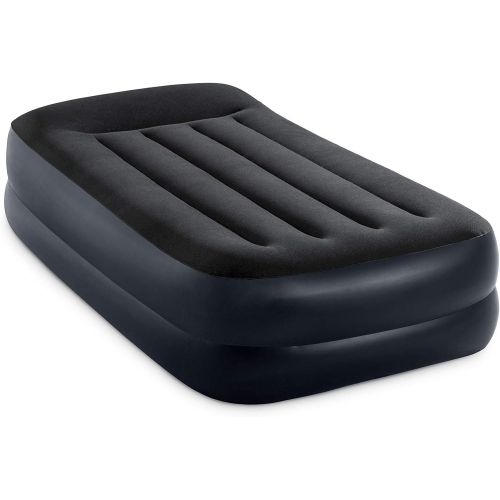 인텍스 Intex Dura-Beam Series Pillow Rest Raised Air Mattress with Internal Pump