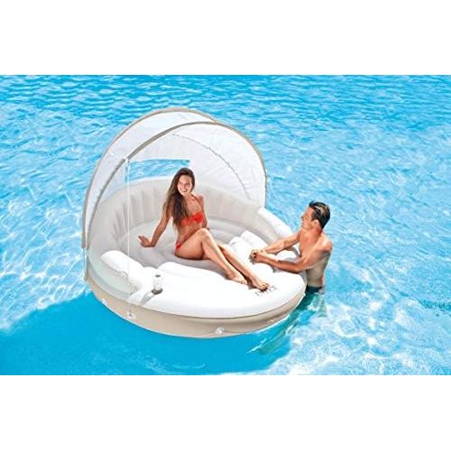 인텍스 Intex 58292EU Inflatable Lounge, Canopy Island 78 x 59 Inches