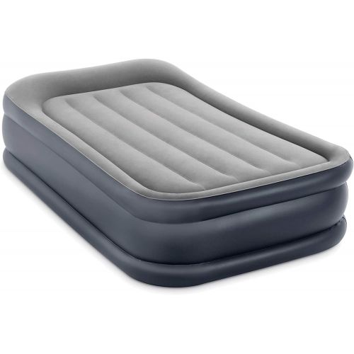 인텍스 Intex Dura-Beam Series Pillow Rest Raised Air Mattress with Internal Pump