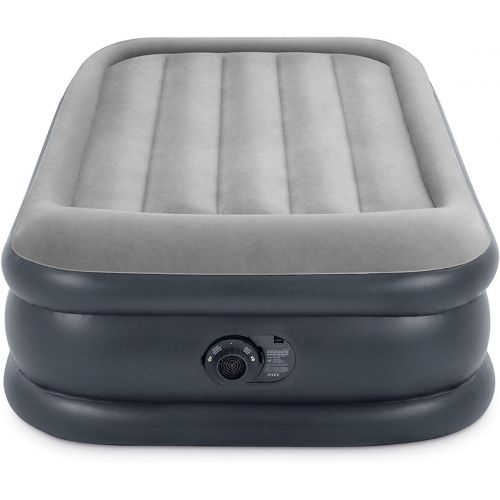 인텍스 Intex Dura-Beam Series Pillow Rest Raised Air Mattress with Internal Pump