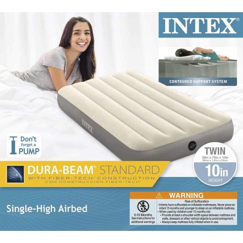 인텍스 Intex Dura-Beam Standard Single-High Air Mattress Series