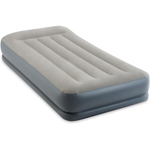 인텍스 Intex 12in Twin Dura-Beam Pillow Rest Mid-Rise Airbed with Internal Pump