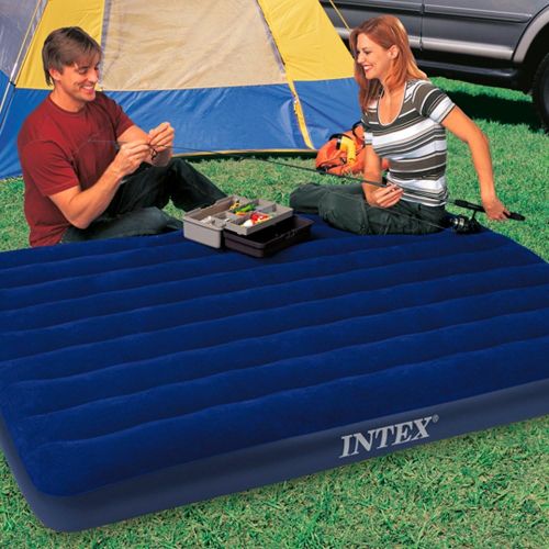 인텍스 Intex Classic Downy Airbed, Queen