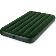 Intex Prestige Downy Airbed Kit with Hand Held Battery Pump, Twin