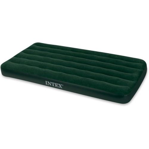 인텍스 Intex Prestige Downy Airbed Kit with Hand Held Battery Pump, Twin