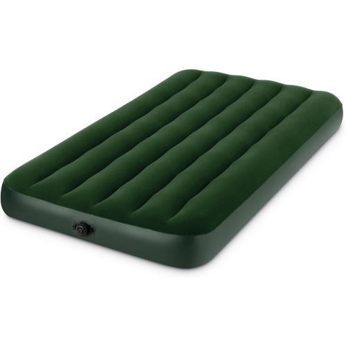 인텍스 Intex Prestige Downy Airbed Kit with Hand Held Battery Pump, Twin