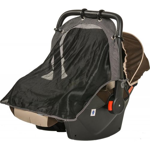  IntiMom Sun Shade for Strollers and Car Seats (Regular Size). Universal Adjustable SPF 30+ Sunshade with...