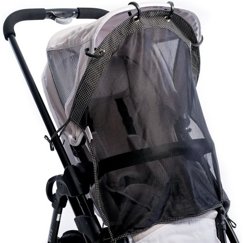  IntiMom Sun Shade for Strollers and Car Seats (Regular Size). Universal Adjustable SPF 30+ Sunshade with...