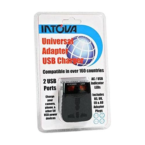  Intova Universal USB Charger/AC adapter