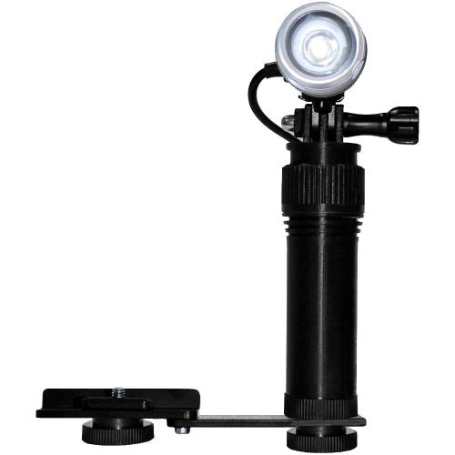  Intova I-AVL Underwater LED Action Video Light with Camera Bracket Mount with Custom Case & Removable Foam + Kit