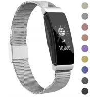 [아마존베스트]Intoval Metal Mesh Stainless Steel Magnetic Wrist Band Compatible with Fitbit Inspire HR and Fitbit Inspire Fitness Trackers for Men and Women.