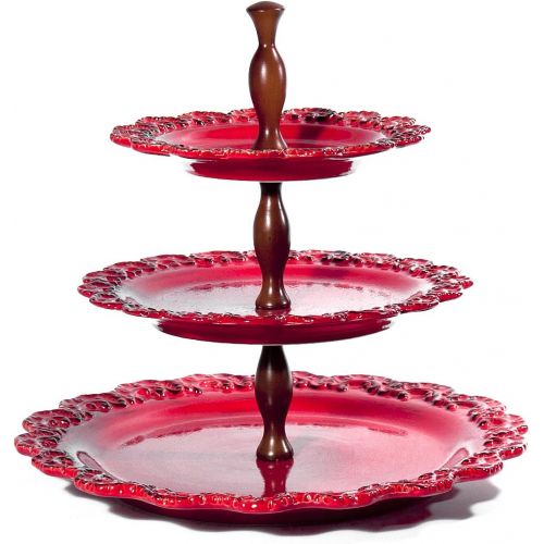  Intrada BAR7434R Baroque 3-Tier Cake Plate