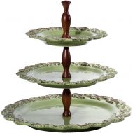 Intrada BAR7434G Baroque 3-Tier Cake Plate