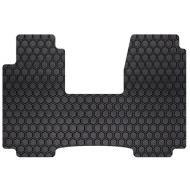 Intro-Tech Hexomat Front Row Custom Floor Mat for Select Ford Ranger Pickup Models - Rubber-like Compound (Black)