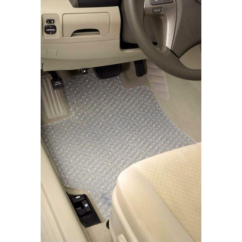  Intro-Tech Automotive Intro-Tech IN-672-RT-C Hexomat Front and Second Row 4 pc. Custom Fit Auto Floor Mats for Select Infiniti Q50 Models - Rubber-Like Compound, Clear