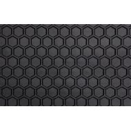 Intro-Tech Automotive Intro-Tech JP-145-RT-B Hexomat Front and Second Row 4 pc. Custom Fit Auto Floor Mats for Select Jeep Commander Models - Rubber-Like Compound, Black