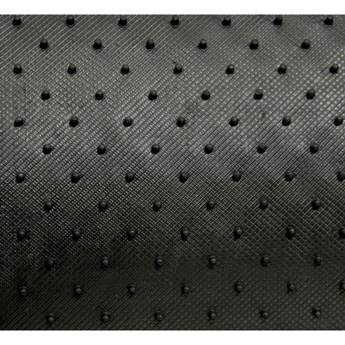  Intro-Tech Automotive Intro-Tech Hexomat Front Row Custom Floor Mats for Select Ford Van (E- Series Full size van) Models - Rubber-like Compound (Gray)