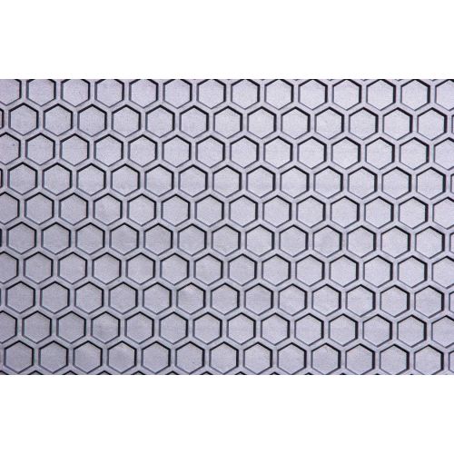  Intro-Tech Automotive Intro-Tech FO-517-RT-G Hexomat Front and Second Row 4 pc. Custom Fit Auto Floor Mats for Select Ford Escape Models - Rubber-Like Compound, Compound, Gray