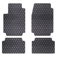 Intro-Tech Automotive Intro-Tech HO-640-RT-B Hexomat Front and Second Row 4 pc. Custom Fit Auto Floor Mats for Select Honda Accord Sedan Models - Rubber-like Compound, Black