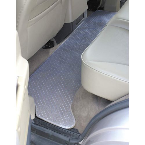  Intro-Tech Automotive Intro-Tech HO-677-PM Protect-A-Mat Second Row 1 pc. Custom Fit Auto Floor Mat for Select Honda Odyssey Models w/T-Shaped; Middle Seat Removed - Vinyl, Clear