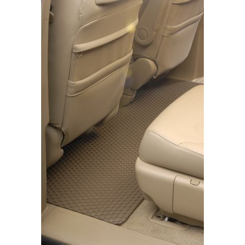  Intro-Tech Automotive Intro-Tech Hexomat Cargo Area Custom Floor Mat for Select Ford Excursion Models - Rubber-like Compound (Tan)