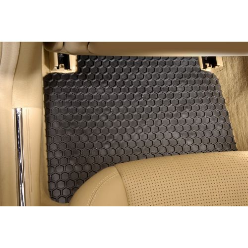  Intro-Tech Automotive Intro-Tech Hexomat Cargo Area Custom Floor Mat for Select Ford Excursion Models - Rubber-like Compound (Tan)