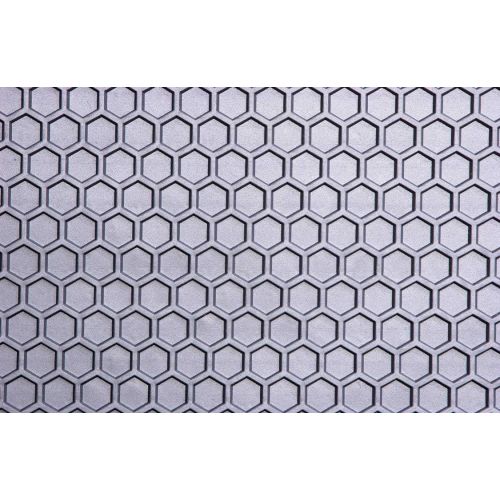  Intro-Tech Automotive Intro-Tech CH-184-RT-G Hexomat Second Row 1 pc. Custom Fit Auto Floor Mat for Select Chrysler Town & Country Mini Van Models - Rubber-like Compound, Gray