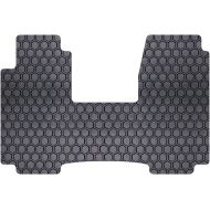 Intro-Tech Automotive Intro-Tech DD-172-RT-G Hexomat Front Row 1 pc. Custom Fit Auto Floor Mat for Select Dodge Ram 1500 - Full Size Pickup Models - Rubber-Like Compound, Gray