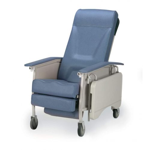  Invacare Deluxe 3 Position Recliner Fabric: Blue Ridge, Size: Adult