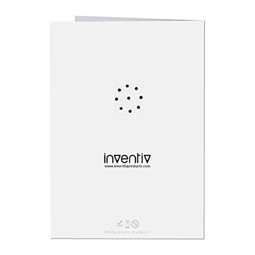  [아마존베스트]2 Pack, Inventiv 30 Second Recordable DIY Greeting Card, Voice Recorder Module, Blank White/Apply Custom Design Artwork